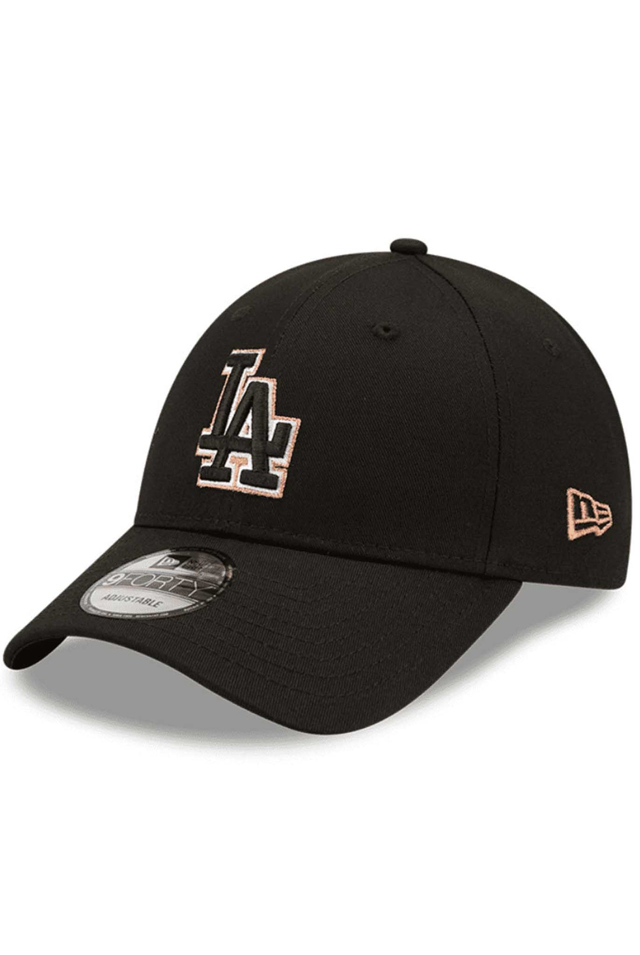 Gorra New Era Metallic Pop 9Forty- Negro logo LA