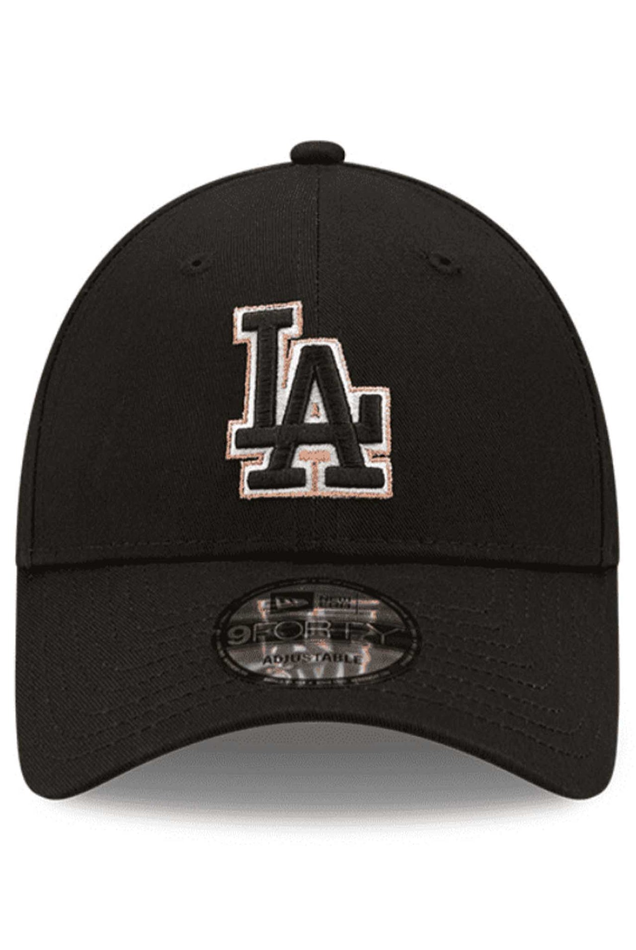 Gorra New Era Metallic Pop 9Forty- Negro logo LA