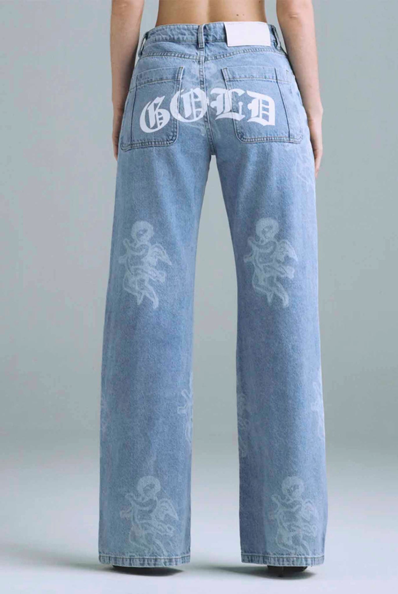 Jean Gratia Plena Cherubs Washed Blue