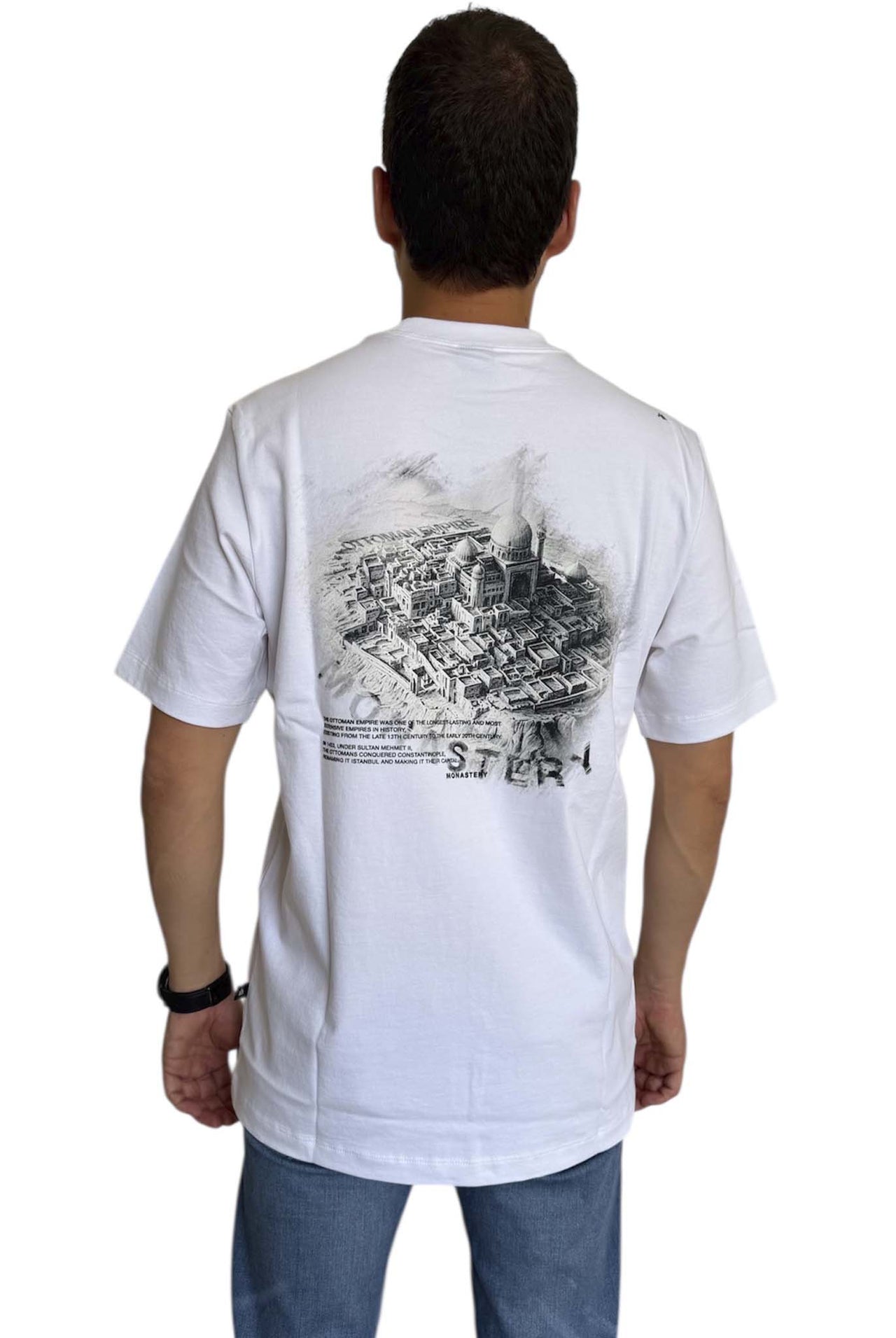 Camiseta Monastery Hadrian White