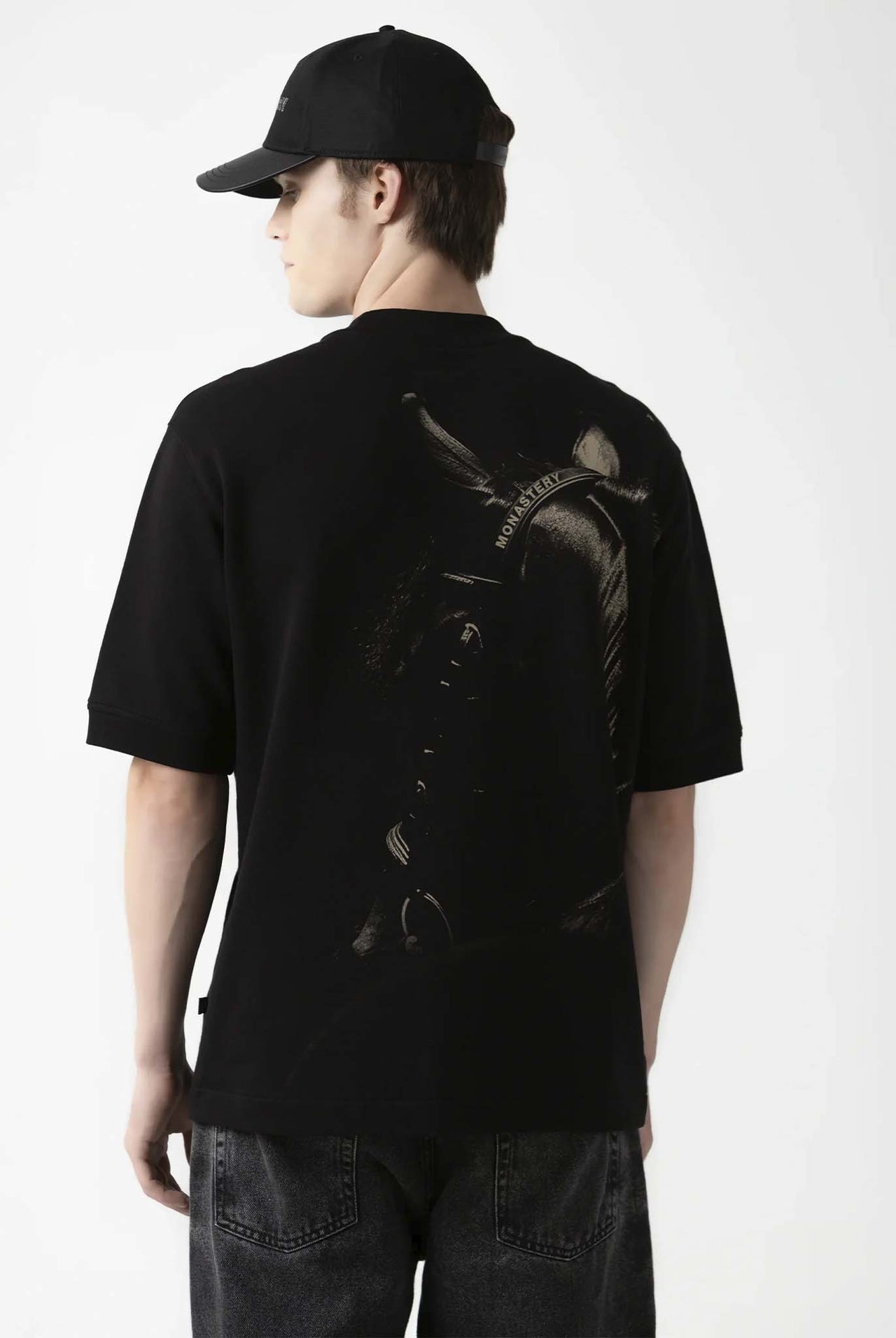 Camiseta Monastery Memphis Oversized Black
