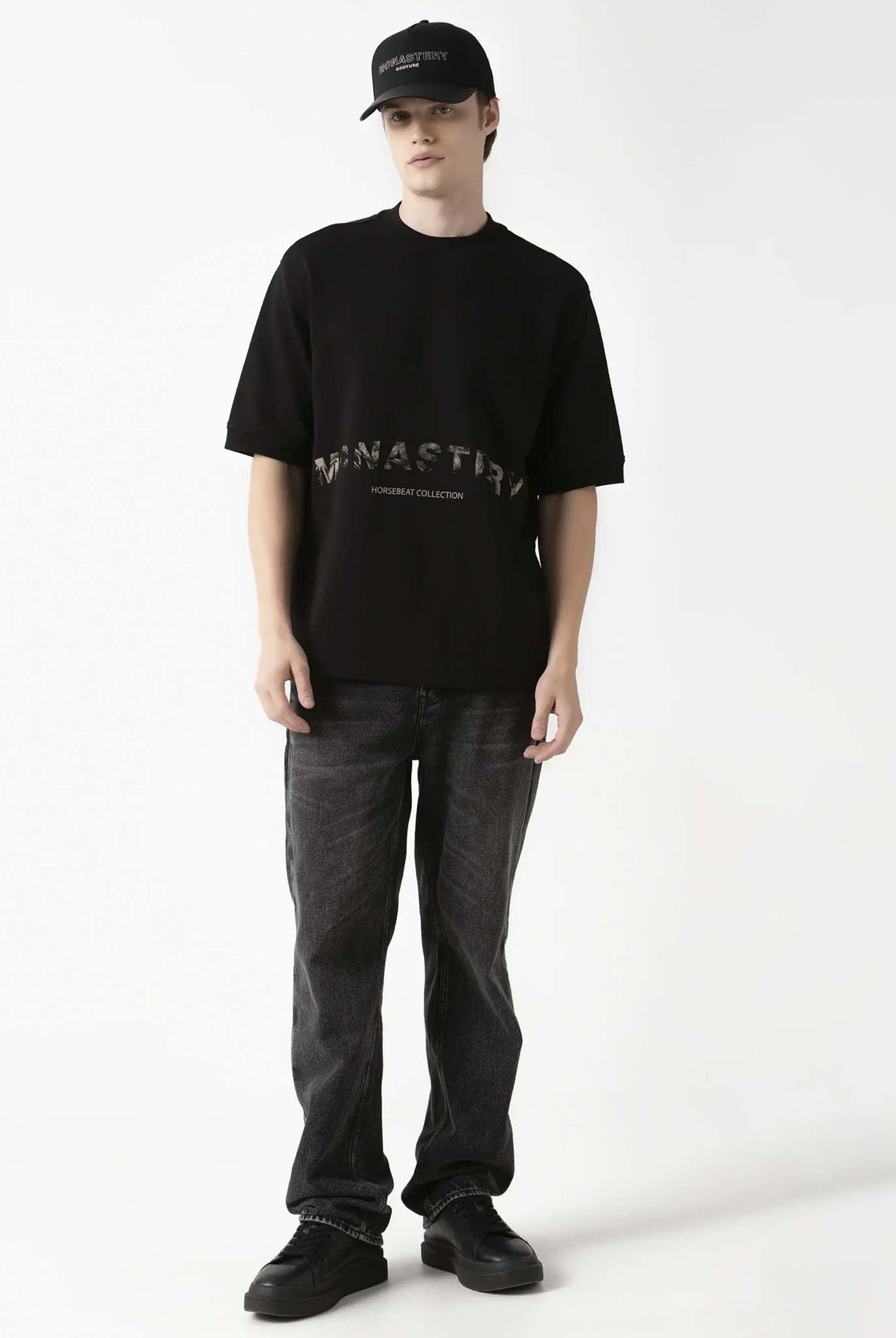 Camiseta Monastery Memphis Oversized Black
