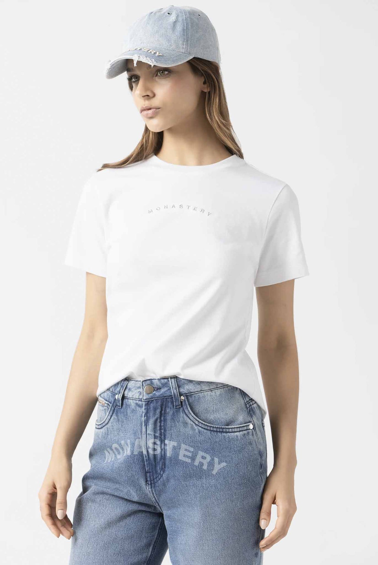 Camiseta Monastery Merle White