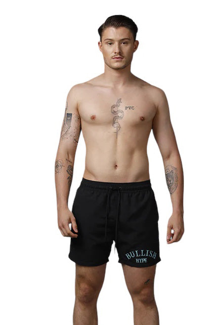 Pantaloneta Bullish Hype Aqua Black