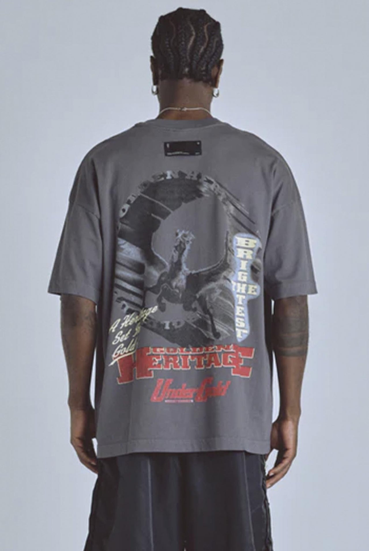 Camiseta Undergold Golden Heritage Pegasus Gray
