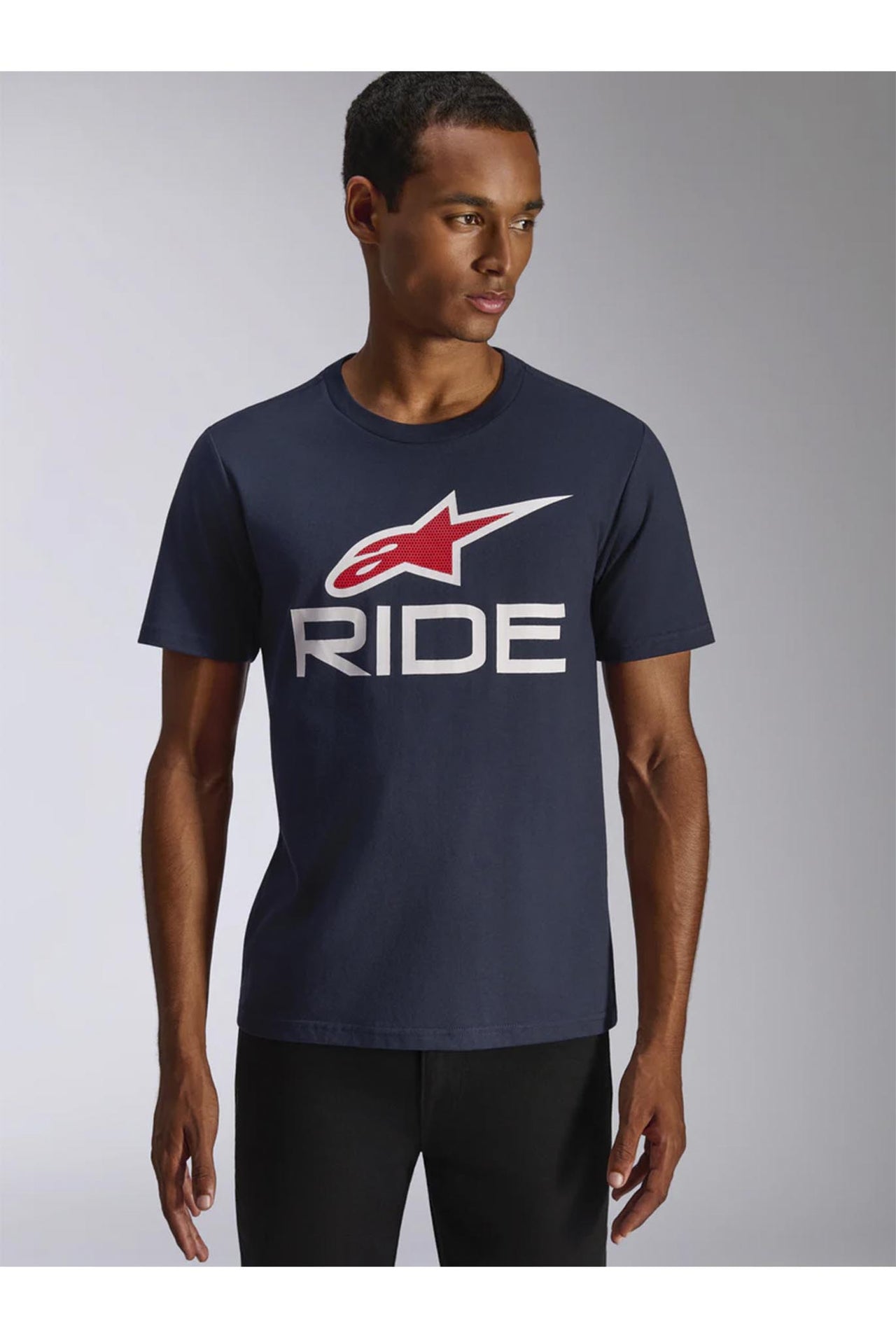 Camiseta Alpinestars Ride 4.0 Csf Navy/White/Red