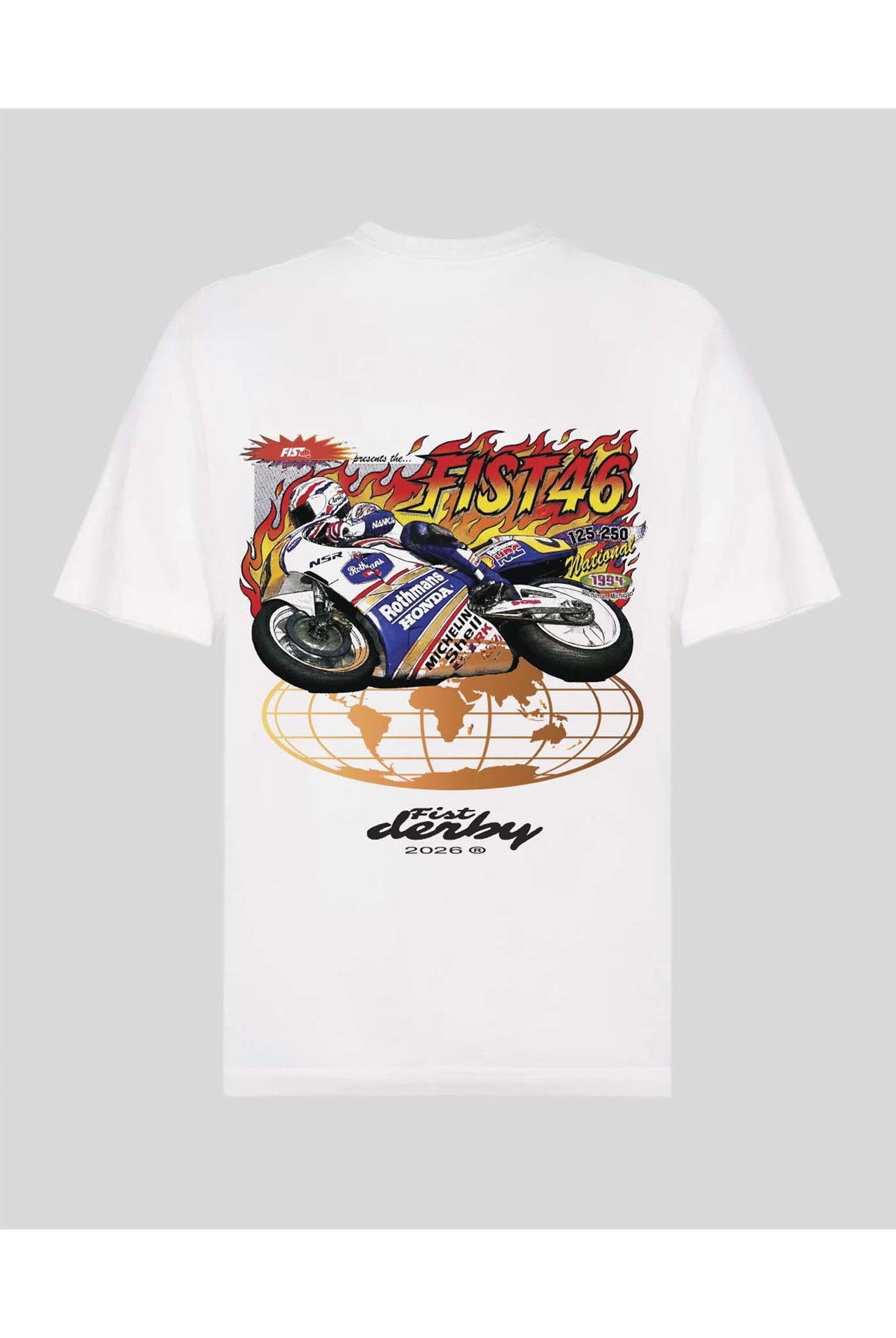 Camiseta Fist Rothmans Blanca