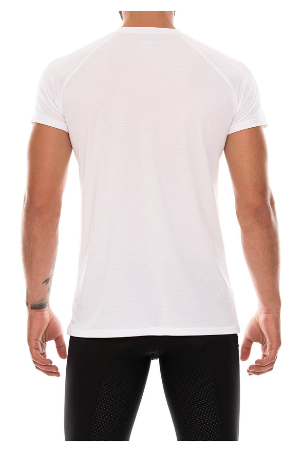 Camiseta Deportiva Work Out White