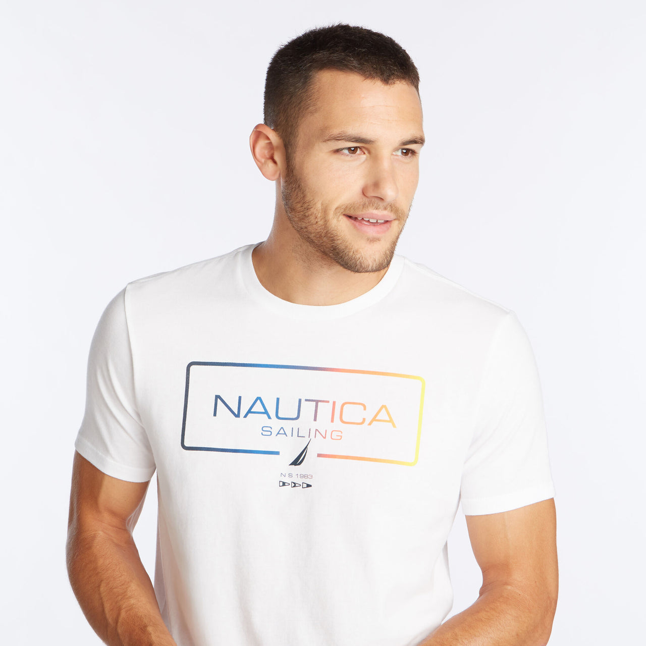 Camiseta Nautica Sailing White