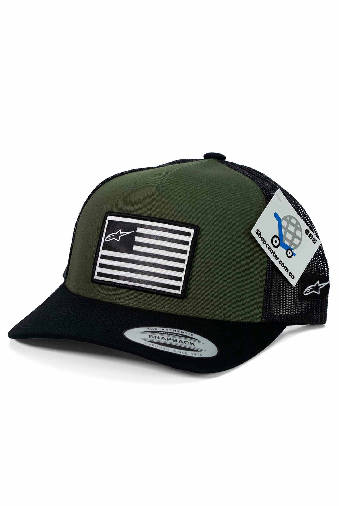Gorra Alpinestars Verde Flag Snapback Hat