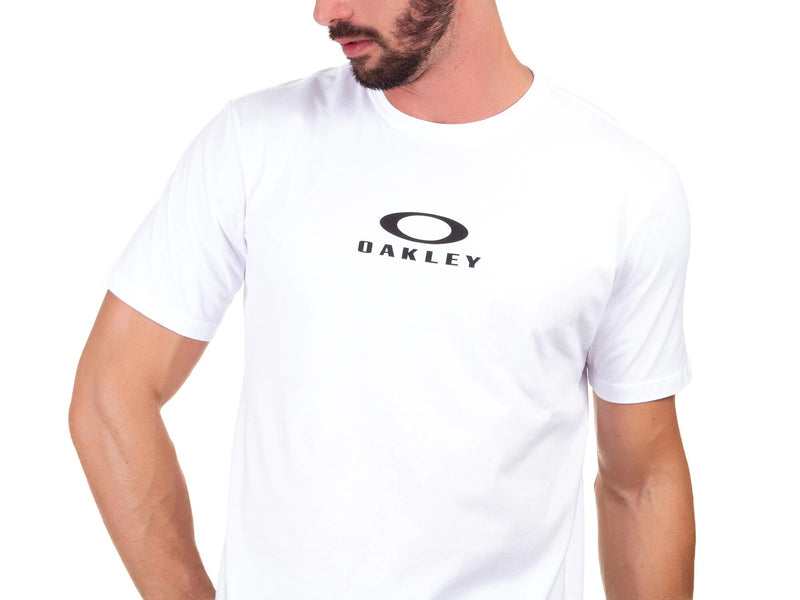 Camiseta Oakley Masc Mod Bark New Blanco