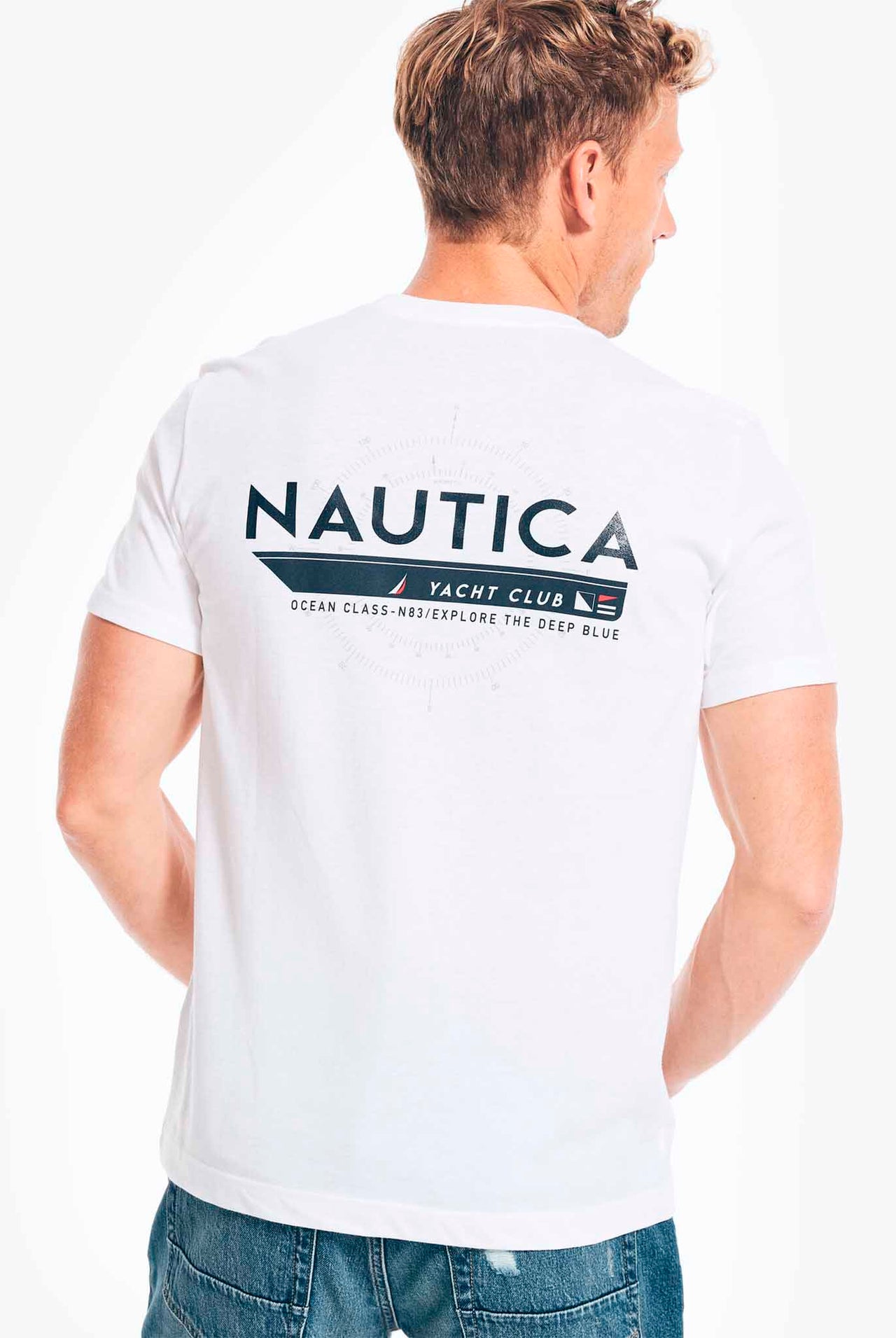 CAMISETA NAUTICA GRÁFICA YACHT CLUB