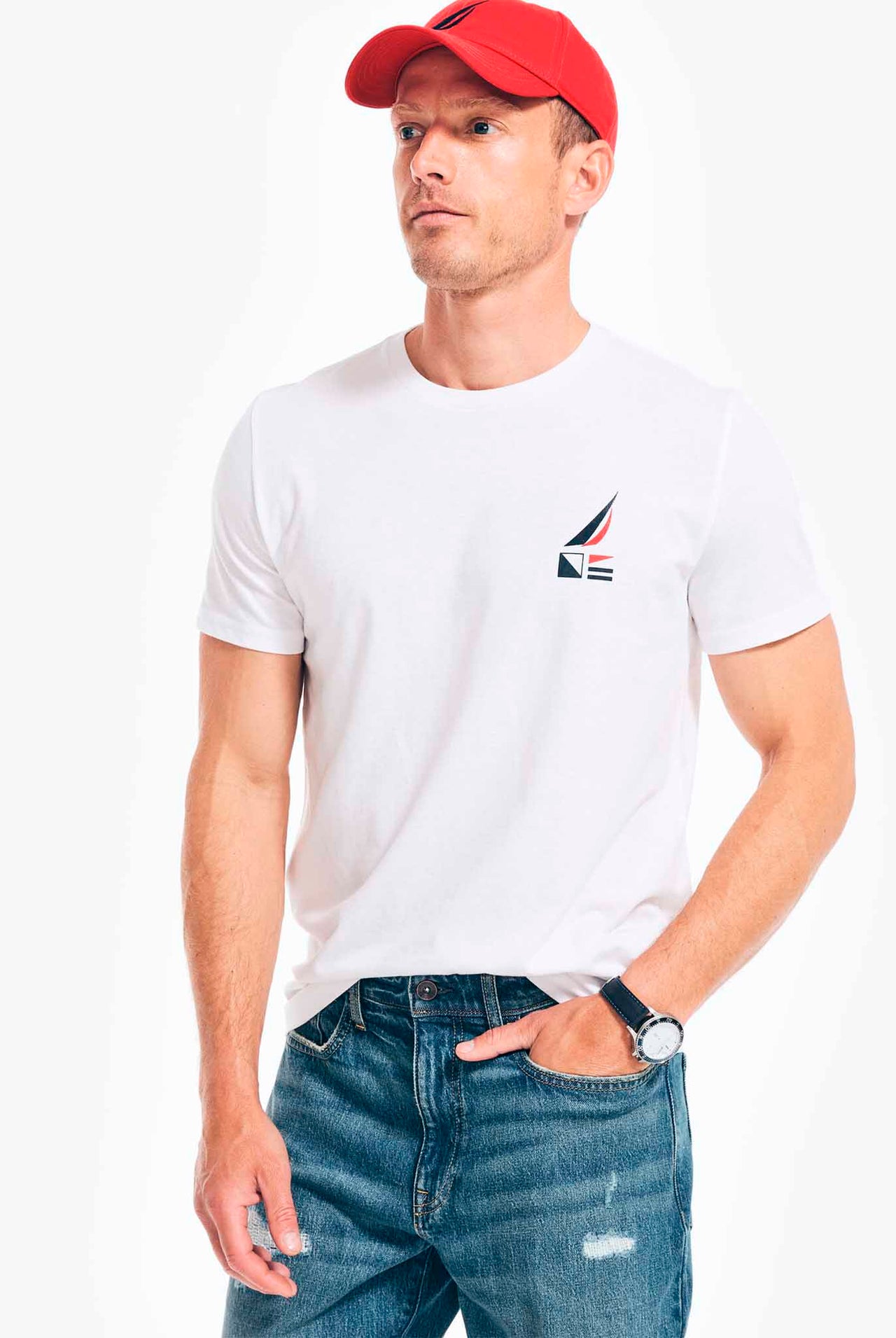 CAMISETA NAUTICA GRÁFICA YACHT CLUB