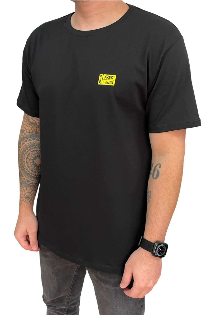 Camiseta Fist  Neon Patch Negro