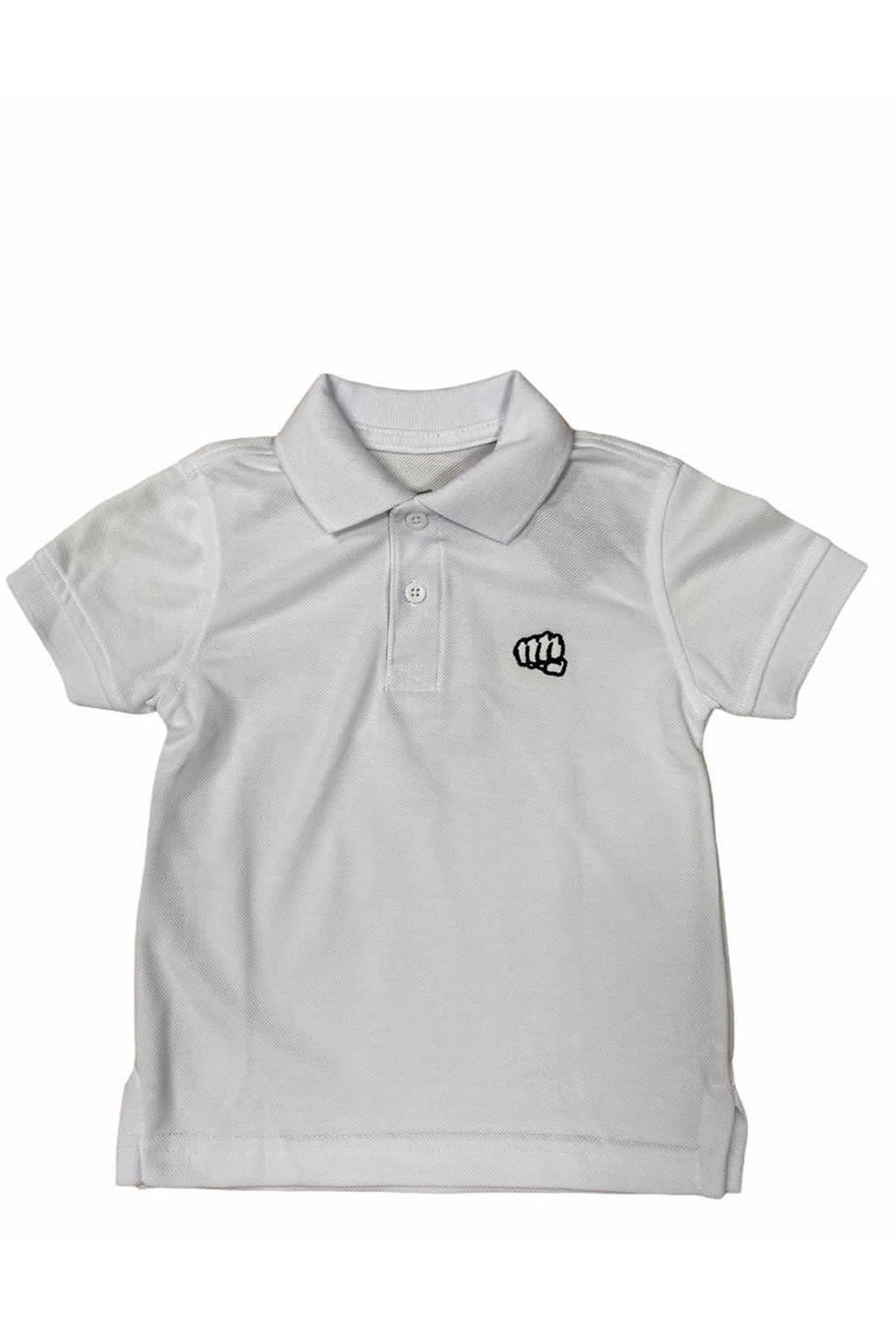 Polo Fist Para Niños Blanco