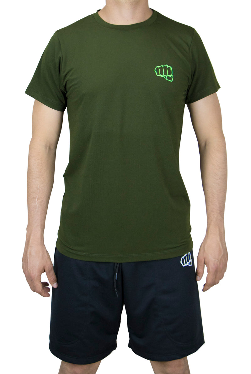 Camiseta Fist Tipo Gym Verde