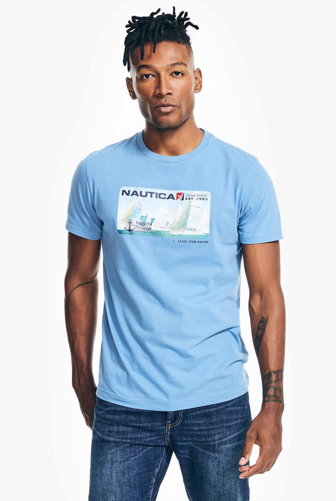 Camiseta Nautica Racing Puff Nite Sea