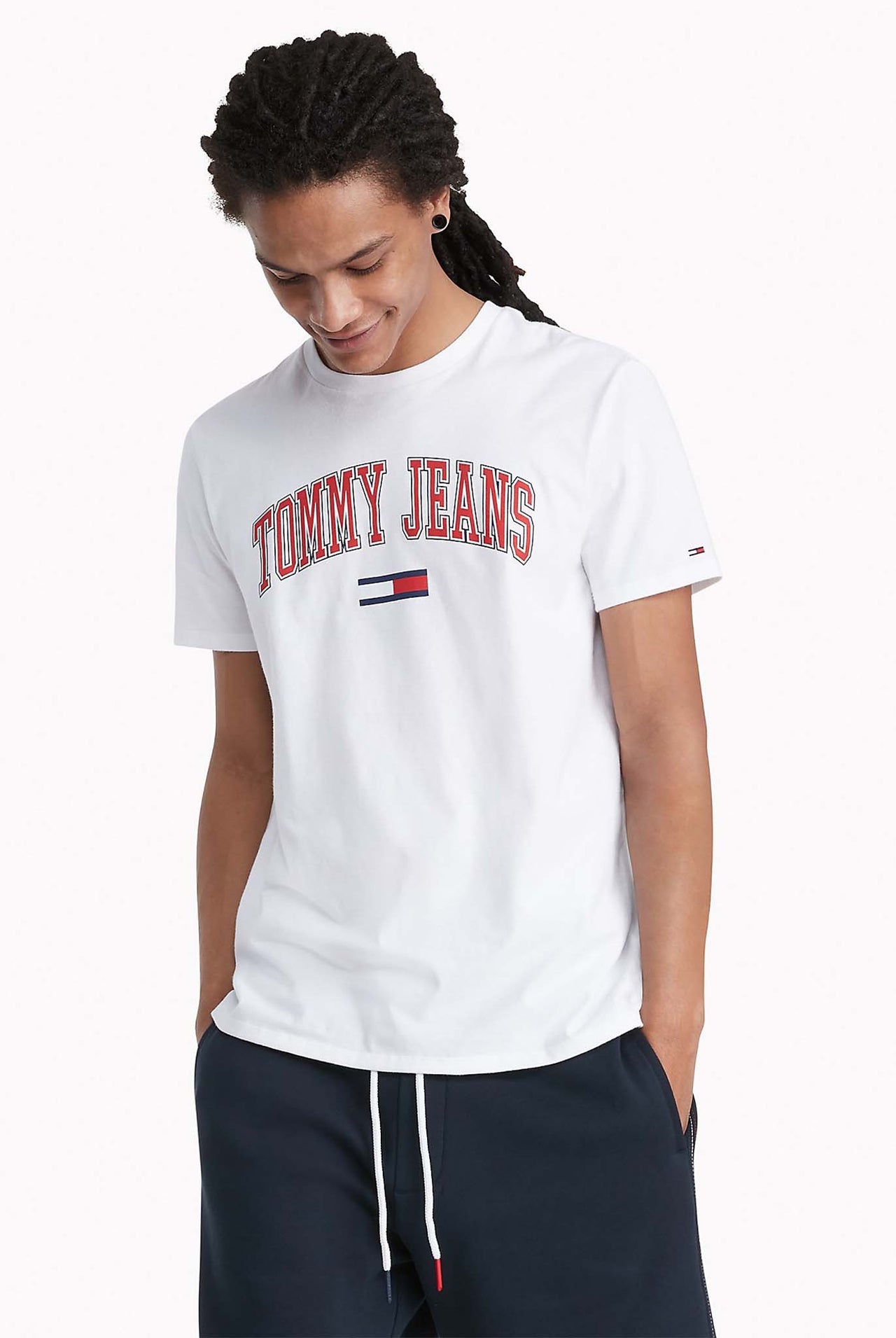 Camiseta Tommy Hilfiger Logo Blanca