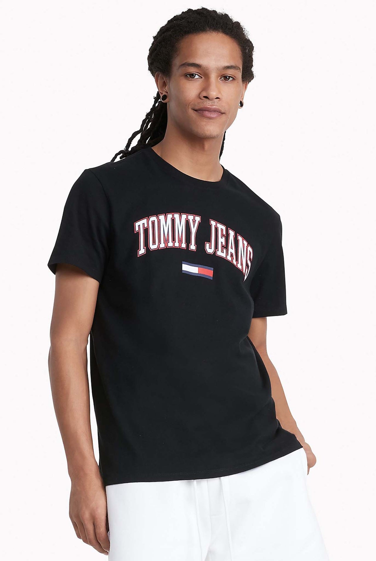 Camiseta Tommy Hilfiger Logo Negra