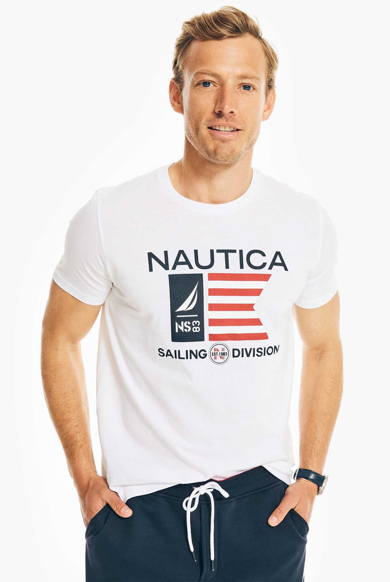 Camiseta Nautica Sustainably Crafted Usa Sailing