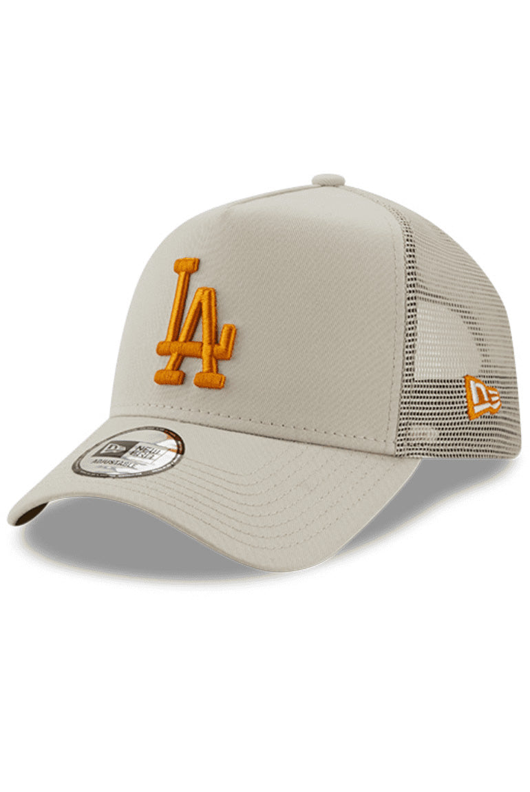 Gorra New League Ess Trucker Osfm Beige A-Frame