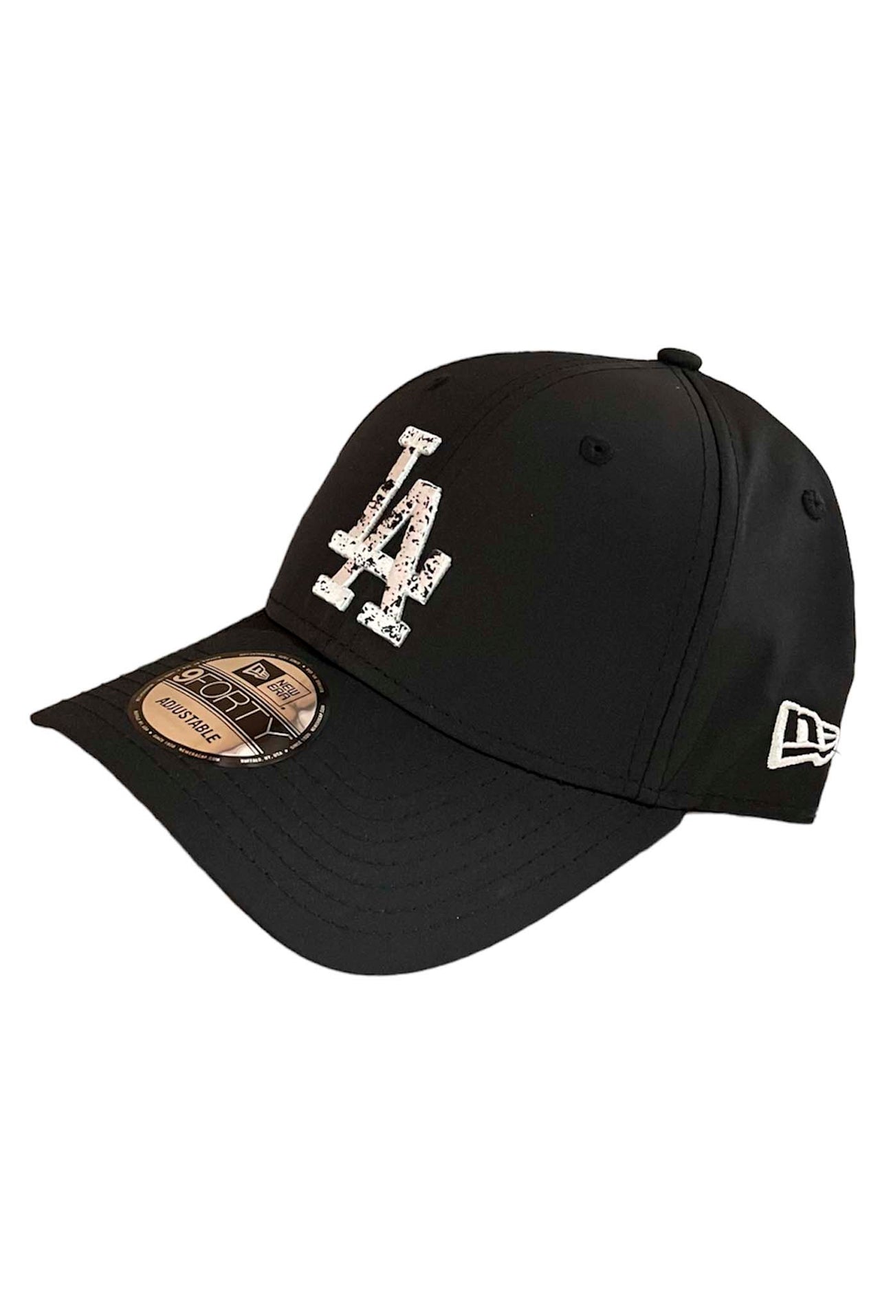 Gorra New Logo LA Era Black White 9 Forty- Negro