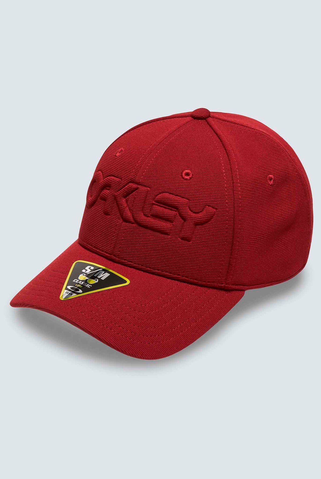 Gorra Oakley Iron Red Stretch Hat Embossed- 6 Panel