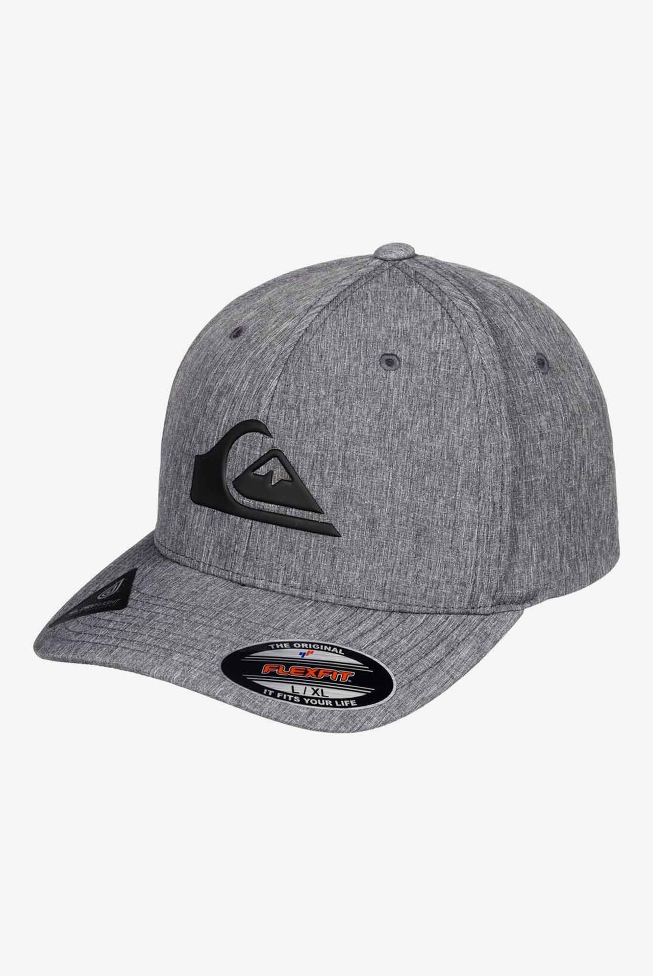 Quiksilver Gorra Gris Oscuro Amped Up Flexfit