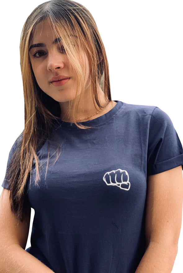 Camiseta Fist Azul Oscuro