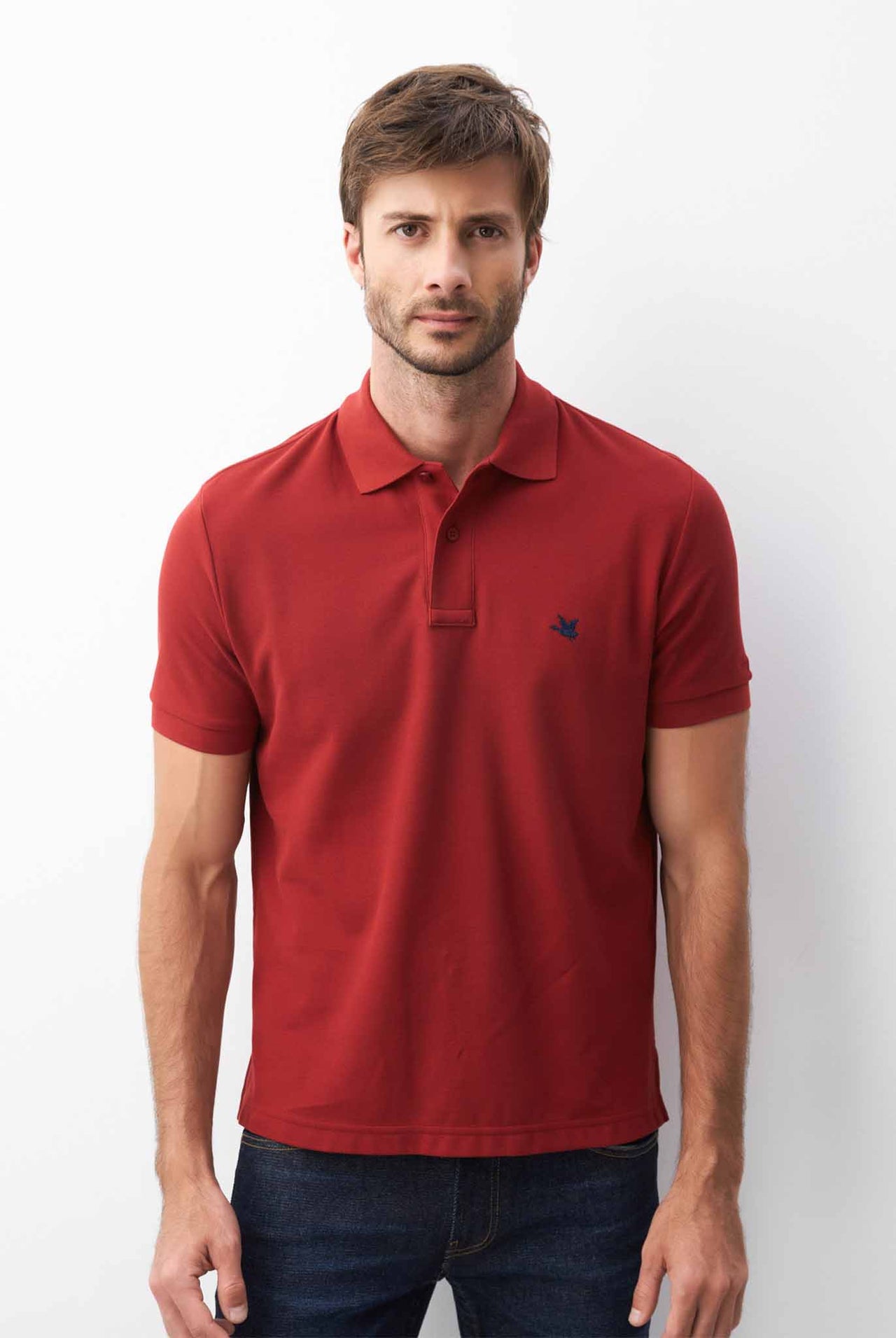 Polo Chevignon Rojo Oscuro