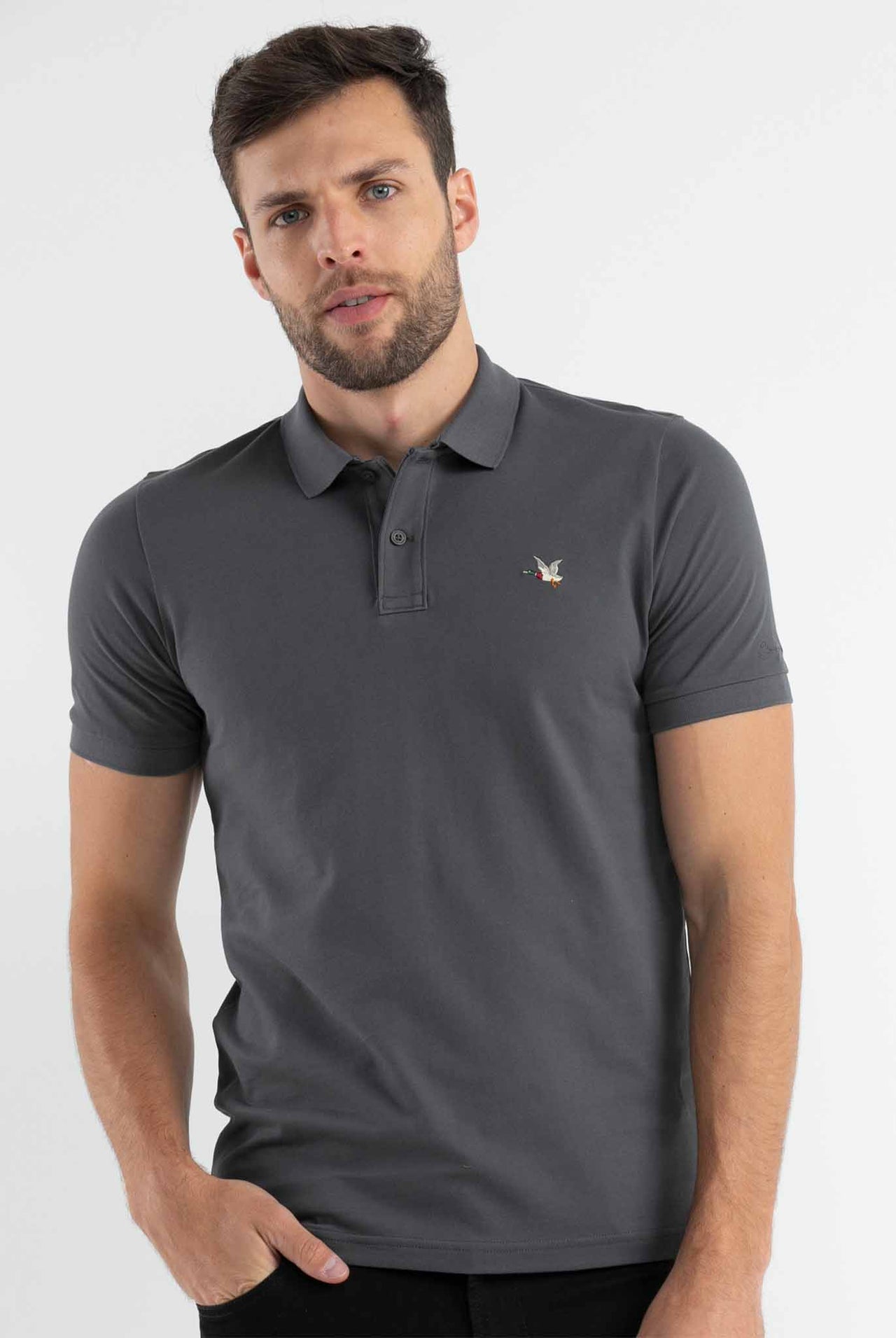 Polo Chevignon Gris Oscuro