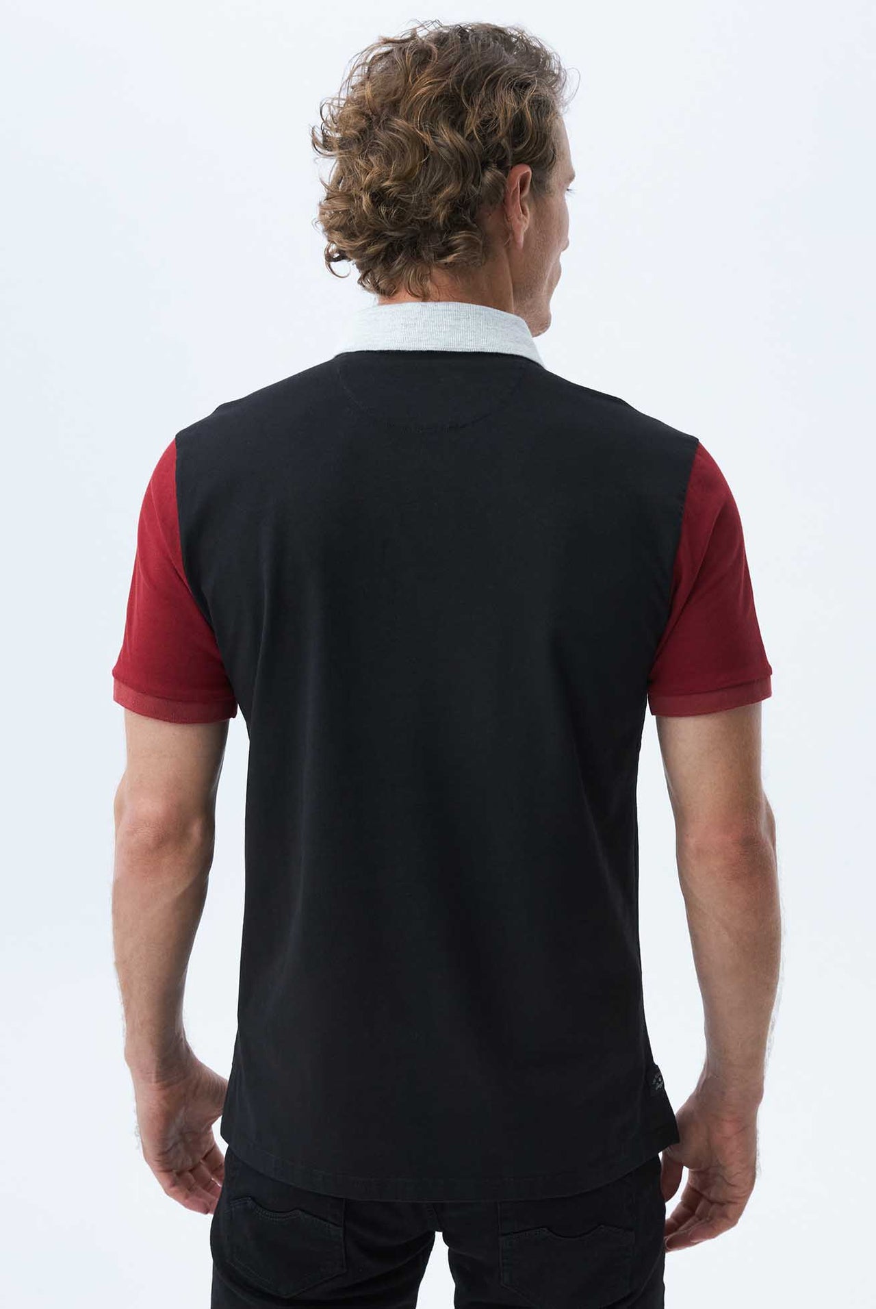 Polo Chevignon Slim Fit Bloques En Contraste Manga Corta