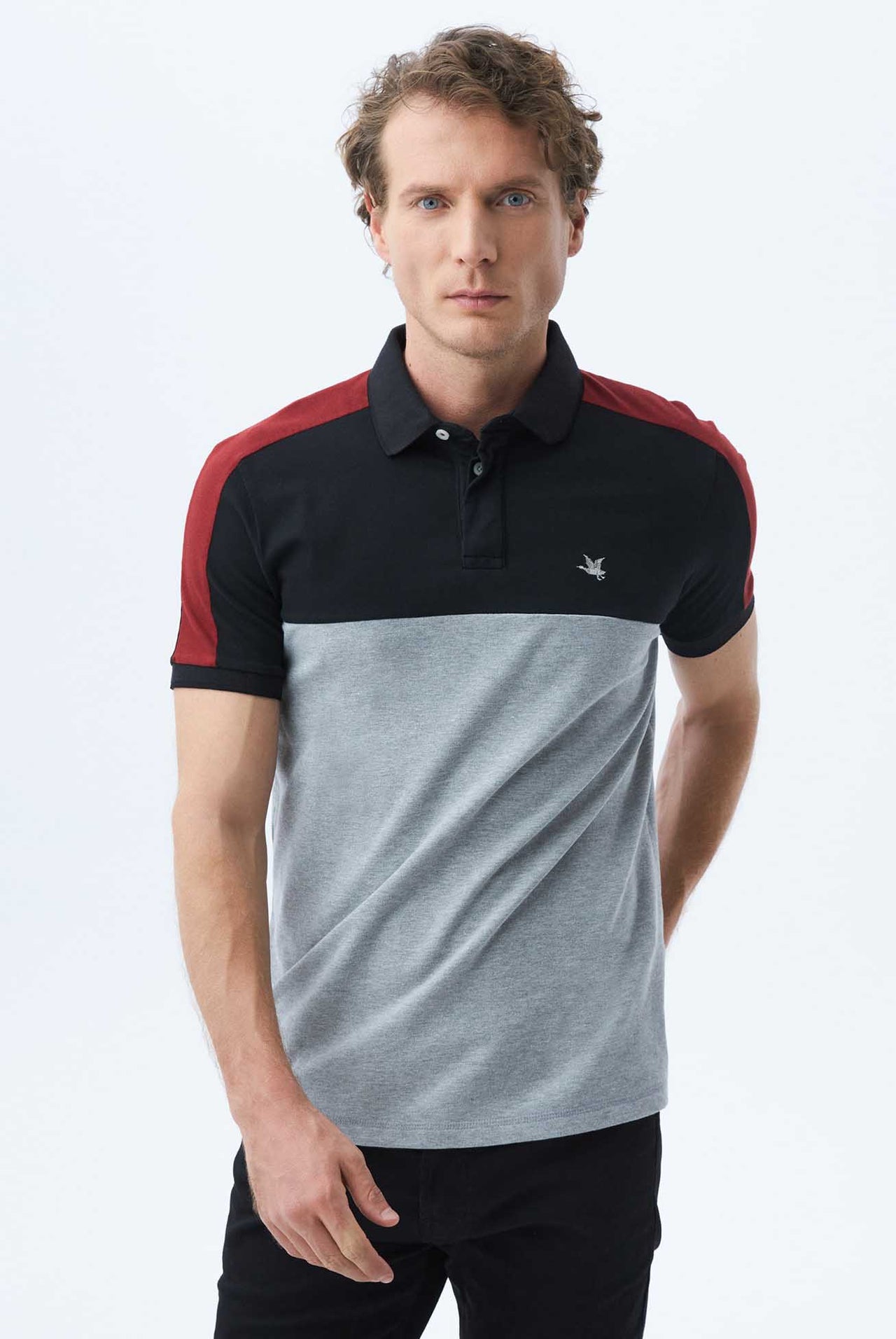 Chevignon Slim Fit Bloques En Contraste Manga Corta