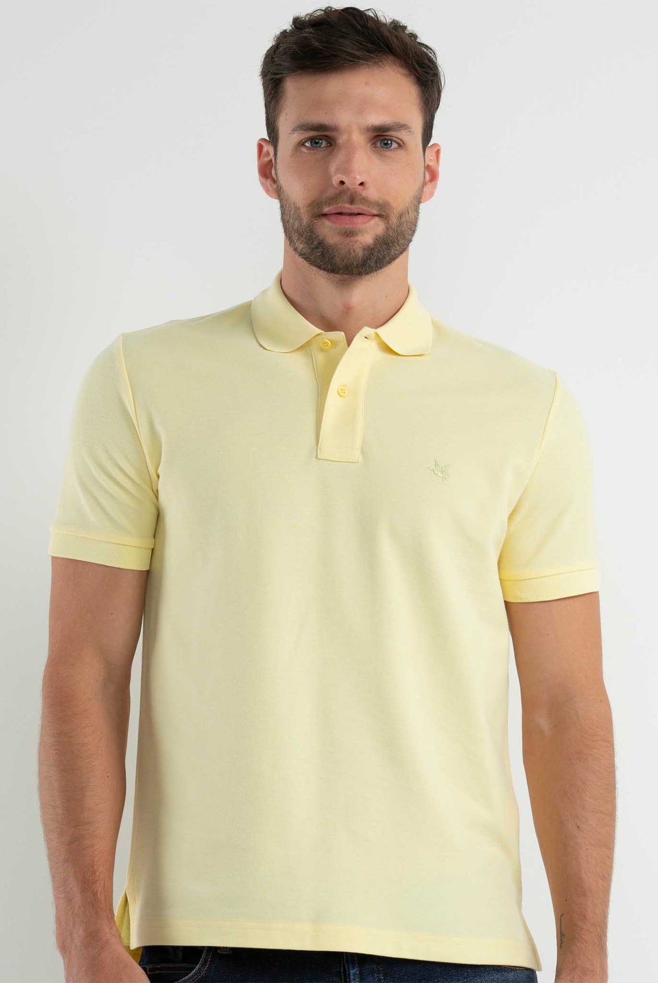 Polo Chevignon Amarillo Claro, Logo Básico - Classic Fit