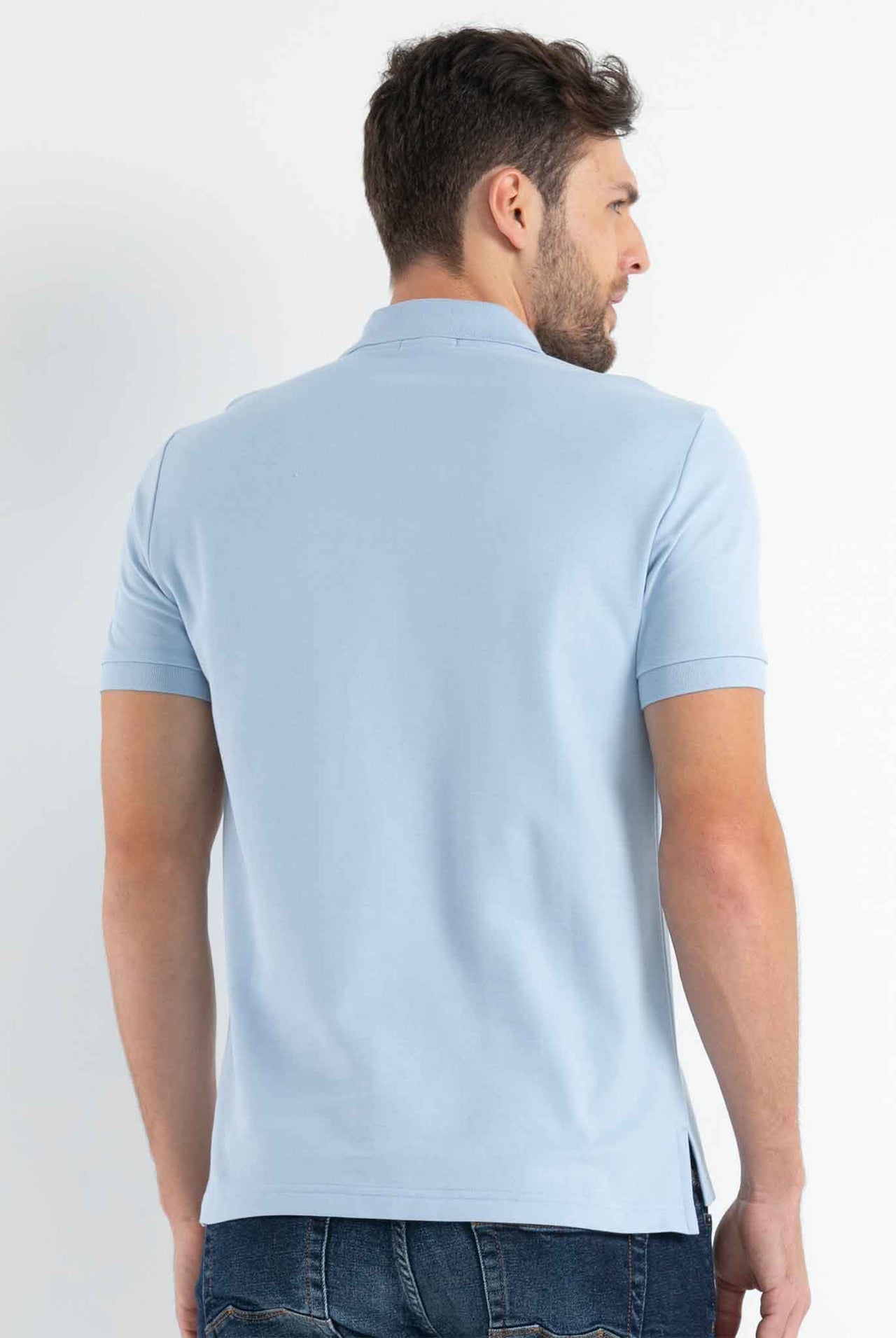 Polo Chevignon Azul Claro, Logo Básico - Classic Fit