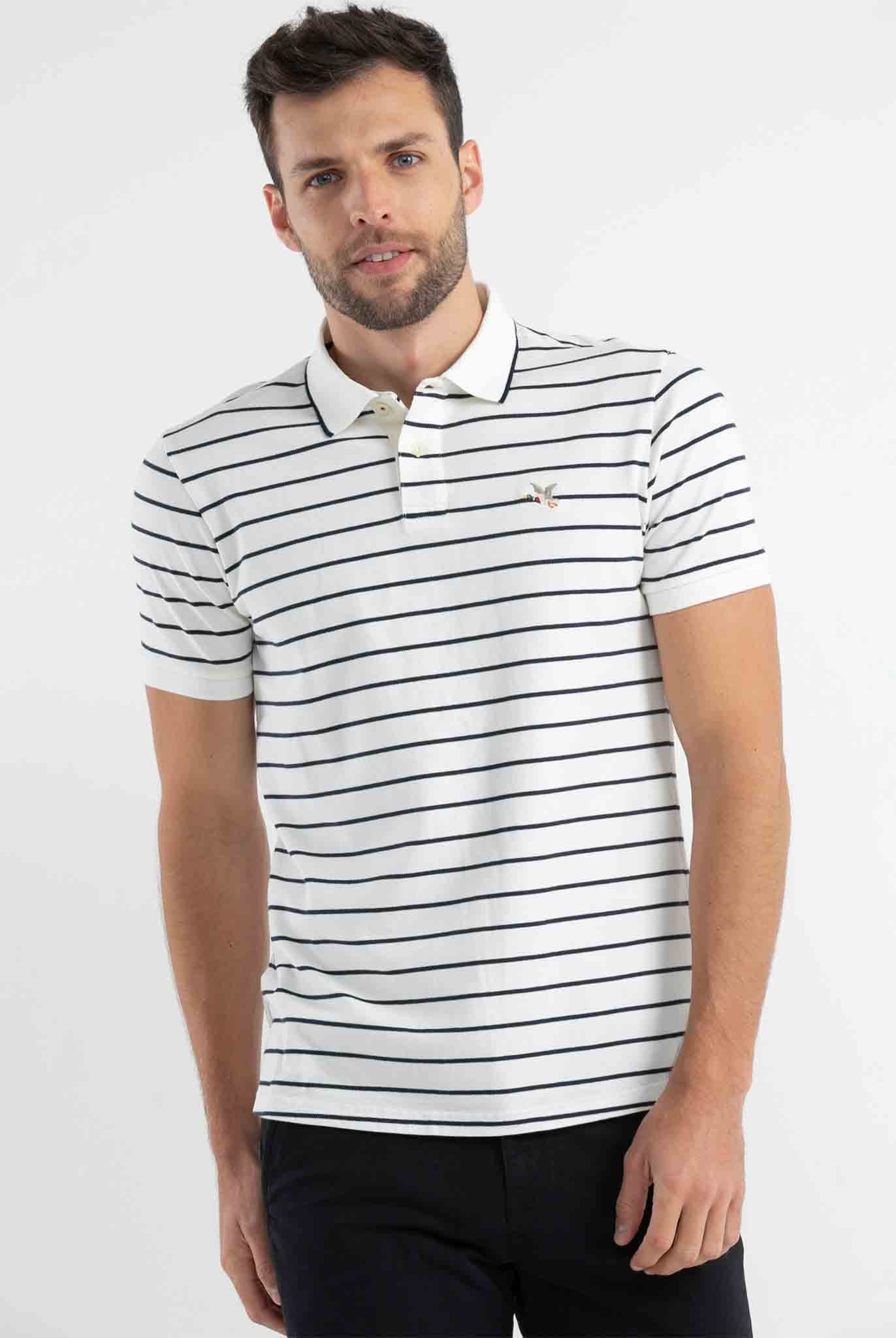 Polo con rayas horizontales 2025