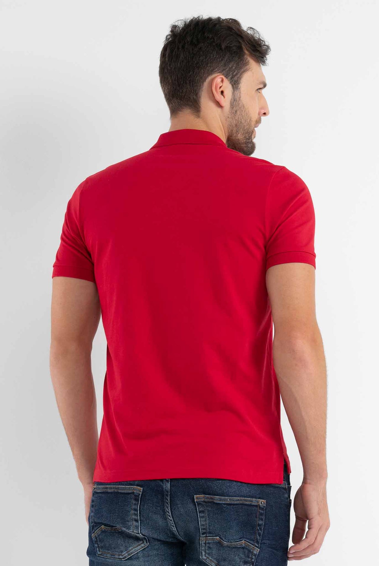 Polo Chevignon Color Rojo Logo Básico