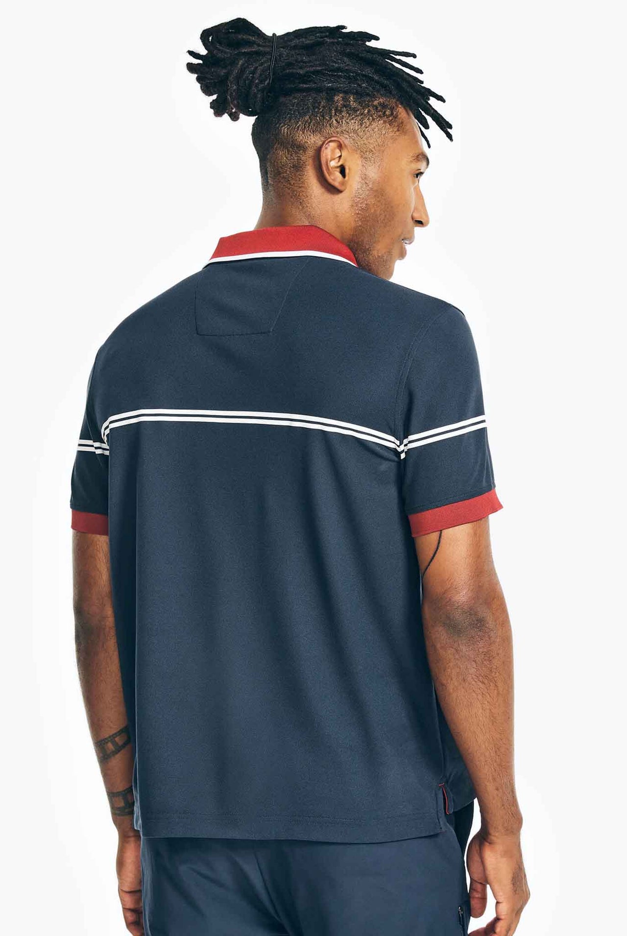 Polo Nautica Azul Marino Classic Fit