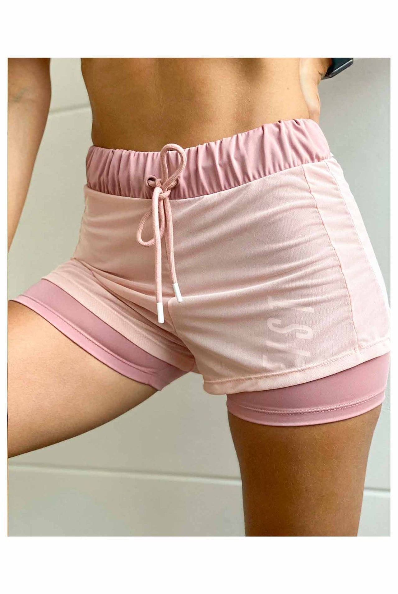 Short Pink Mesh