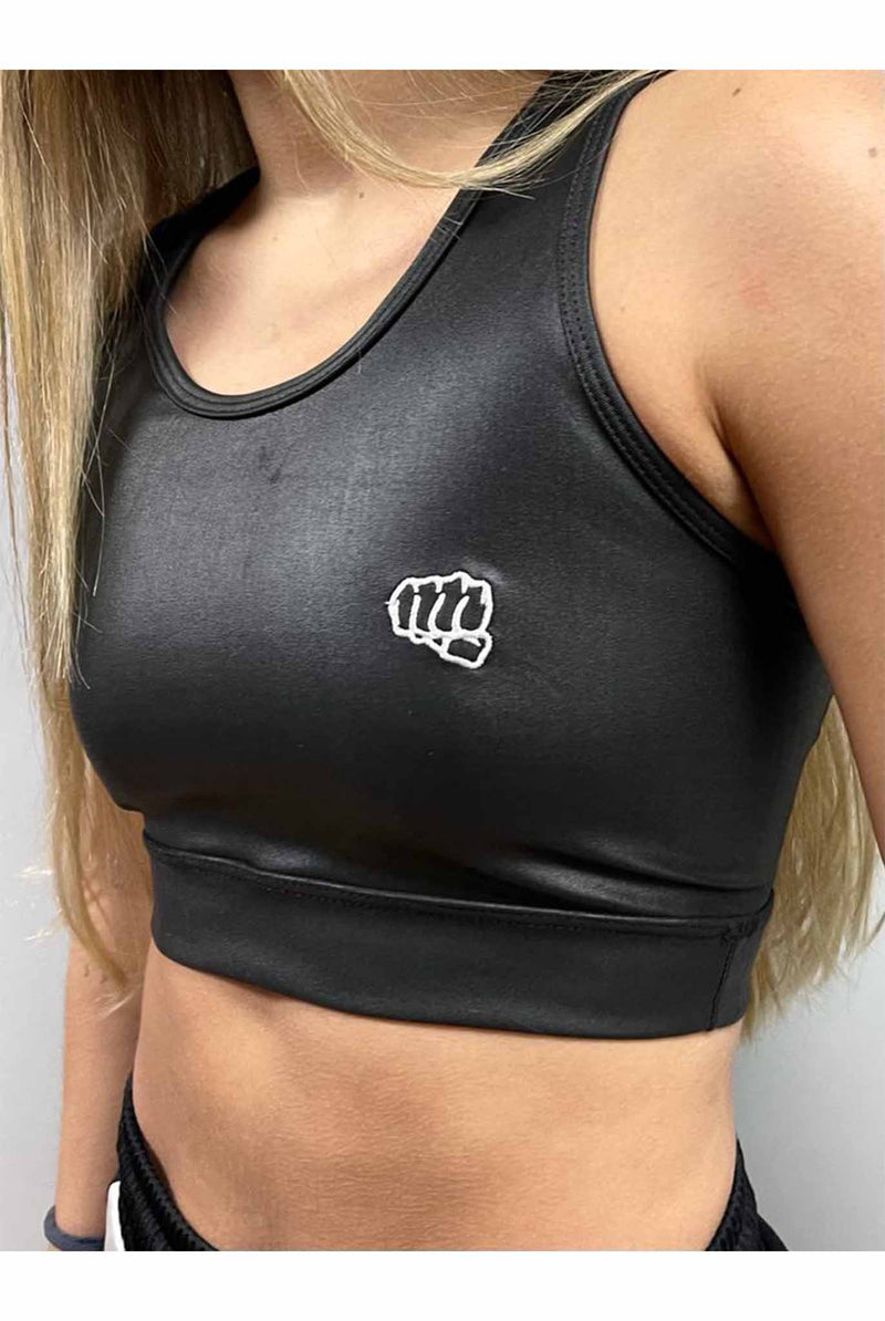 Top Deportivo Fist  Leather Negro