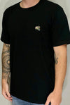 Camiseta Fist Basica Negra Logo Mini