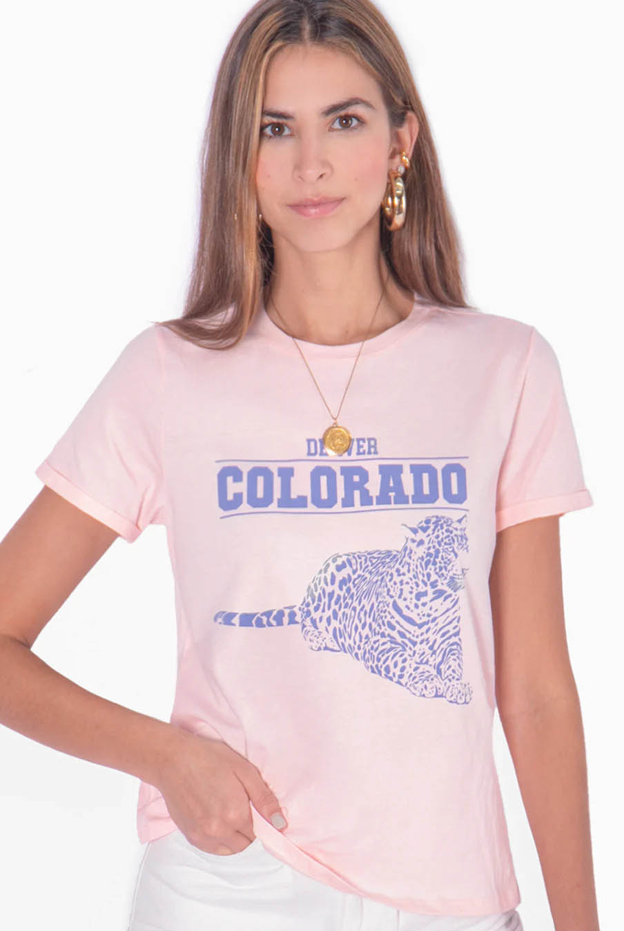 Camiseta Flashy Con Estampado "Denver Colorado" Lorraine