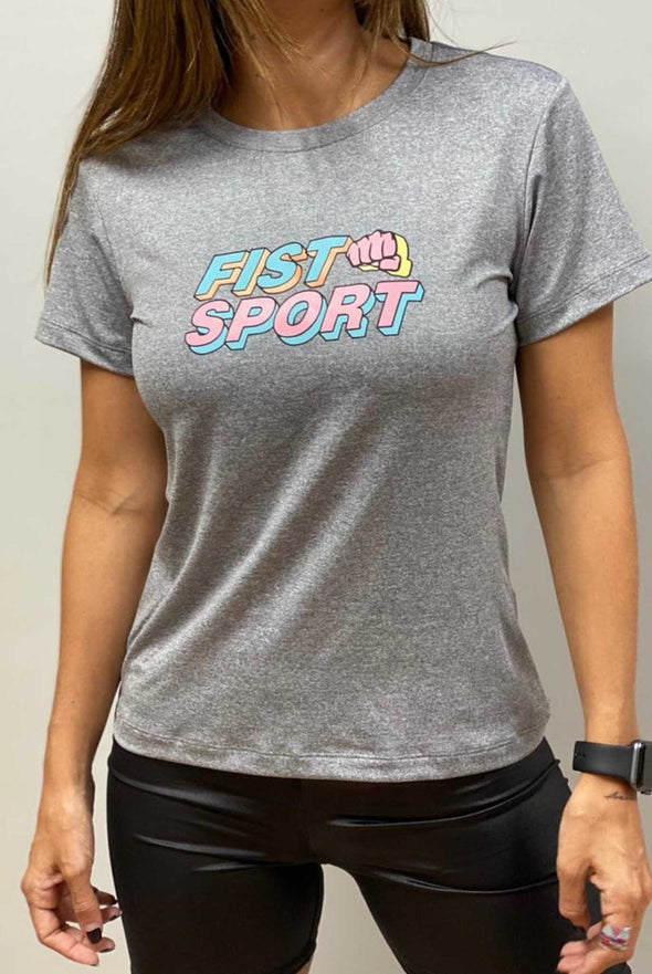 Camiseta fist Spor Gris