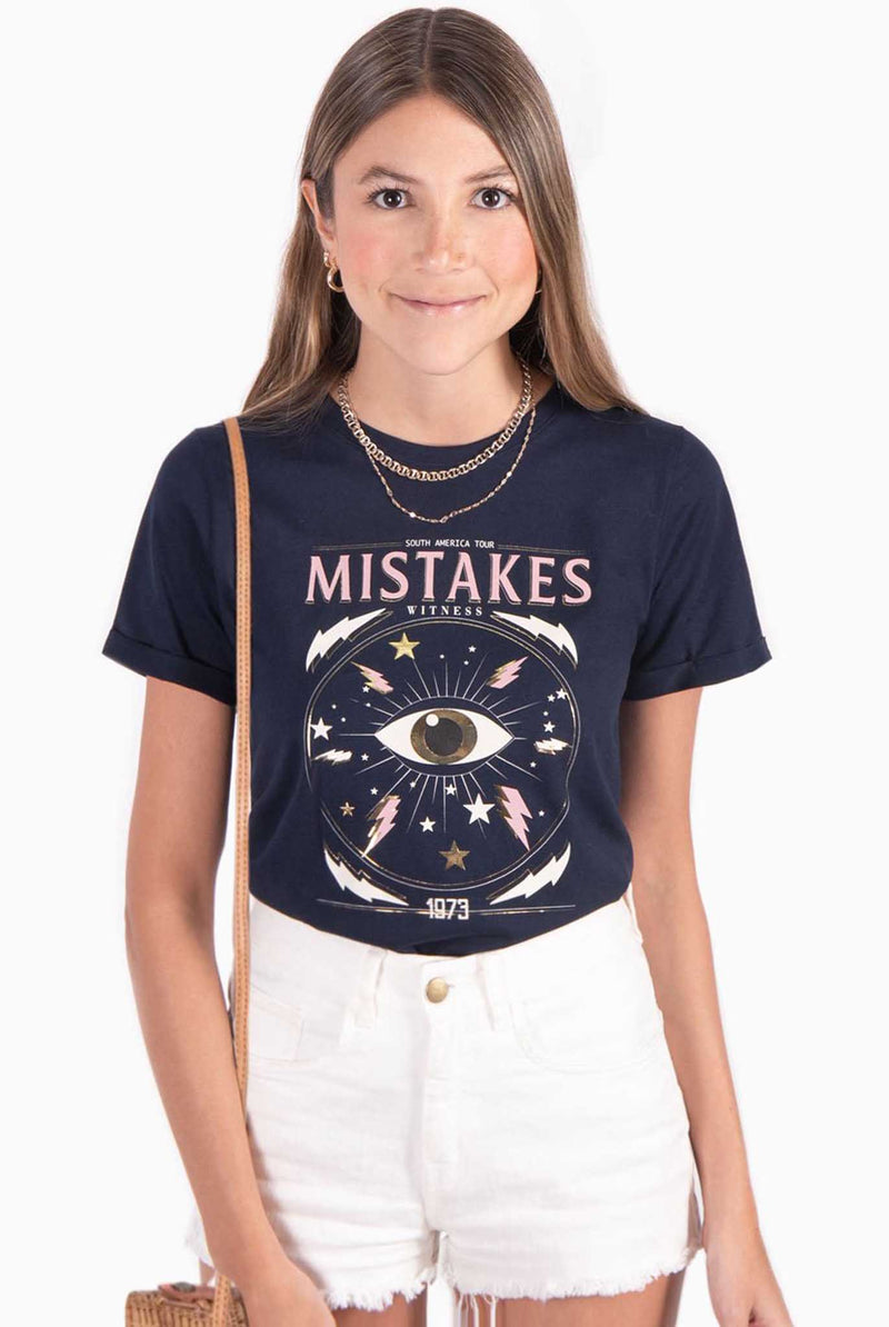 Camiseta con estampado Mistakes JESS