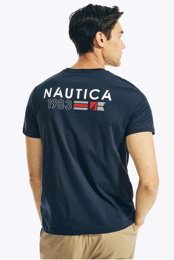 Camiseta Nautica 1983 Graphic
