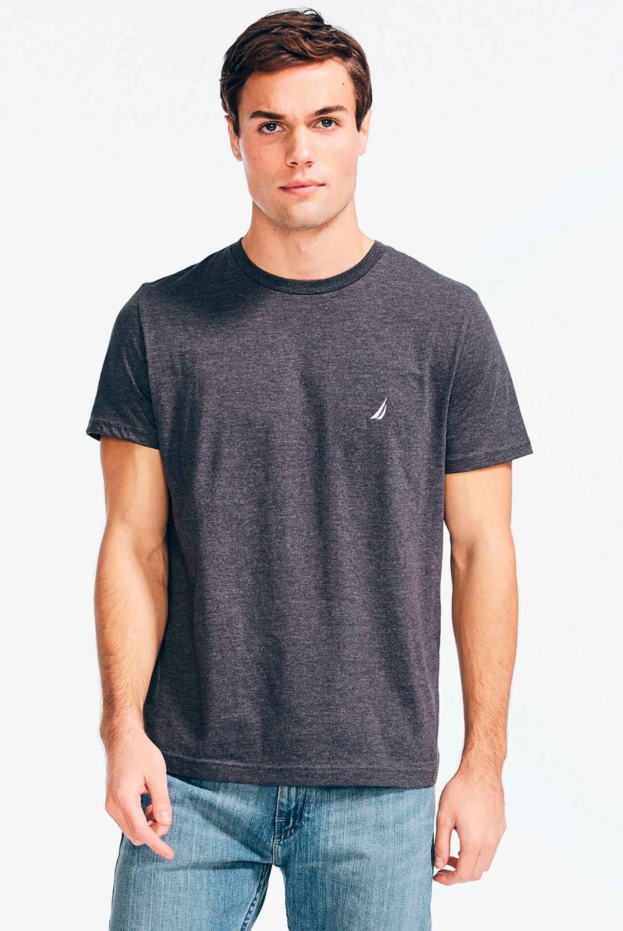 Camisetas Básica Náutica Gris