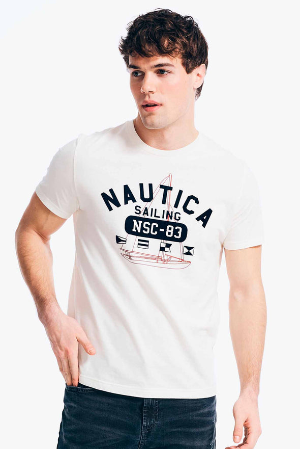 Camiseta Nautica Sailcream