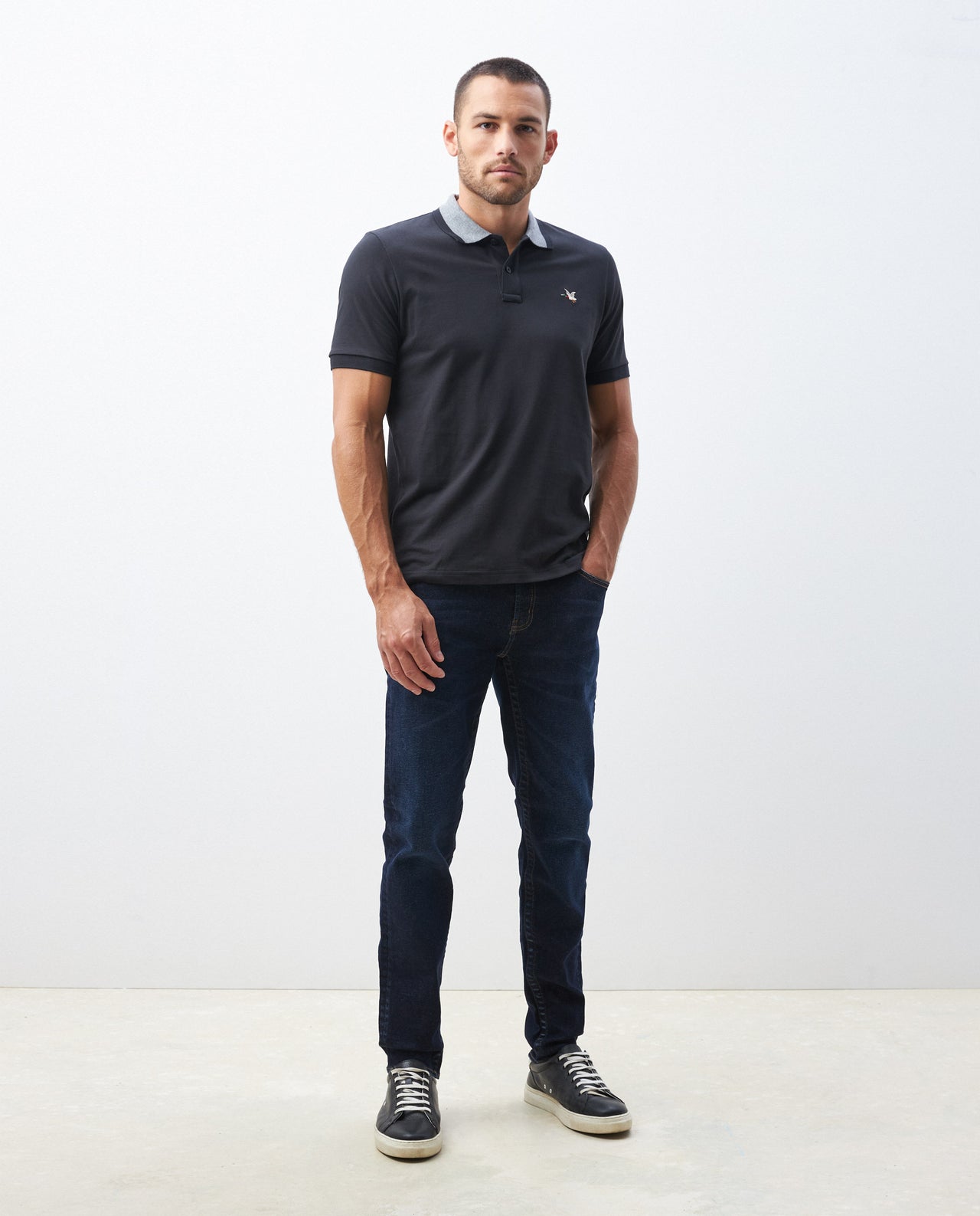 Polo Chevignopn Knit Negro