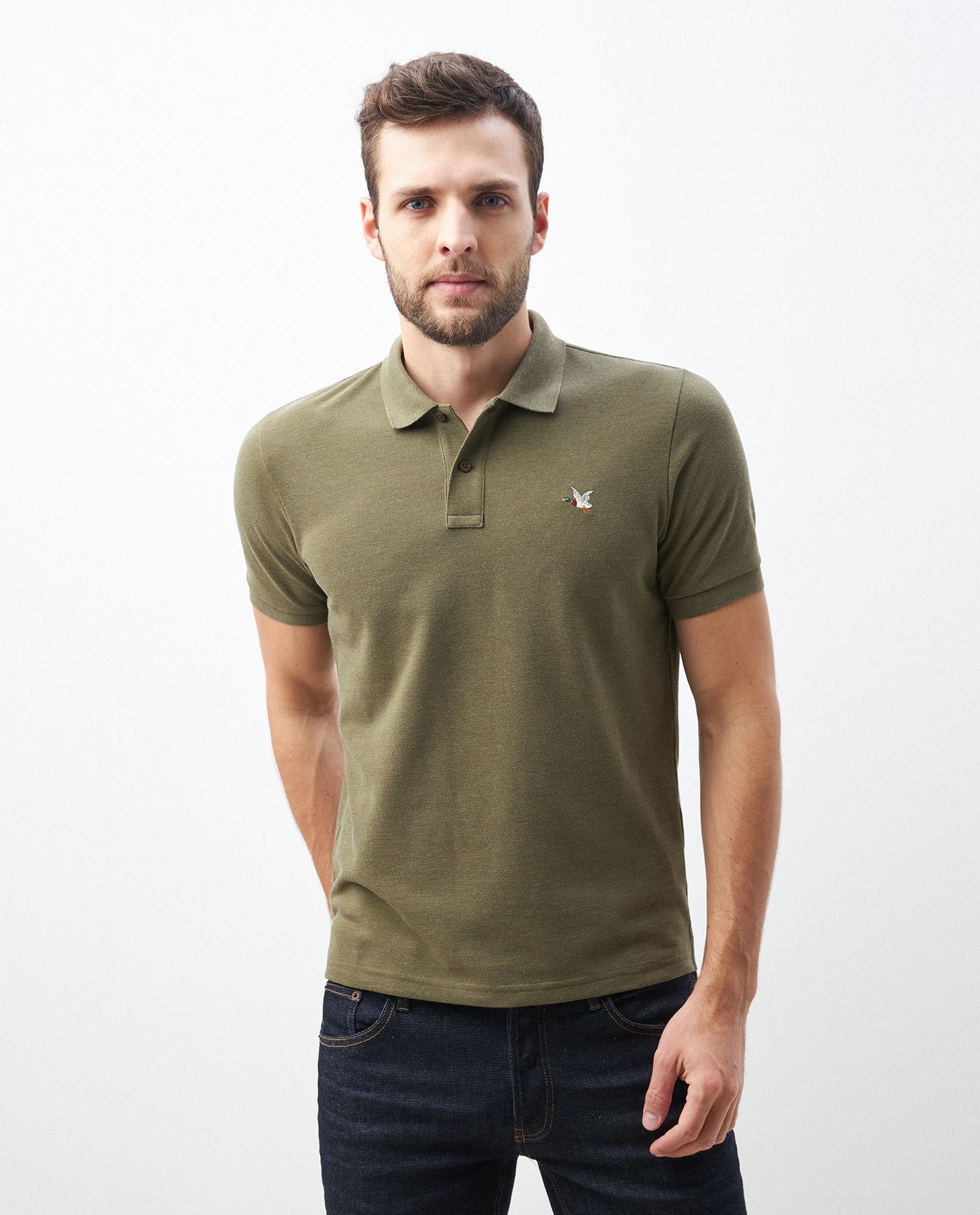 Polo Chevignon Heather Verde Oscuro