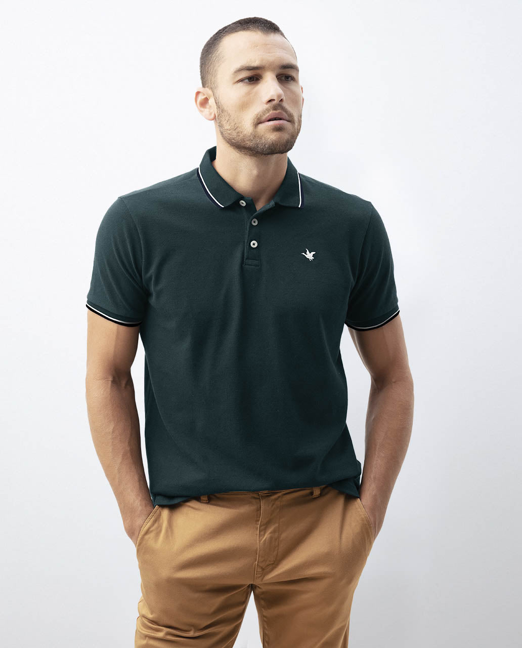 Polo Basico Chevignon Verde Oscuro Esmeralda